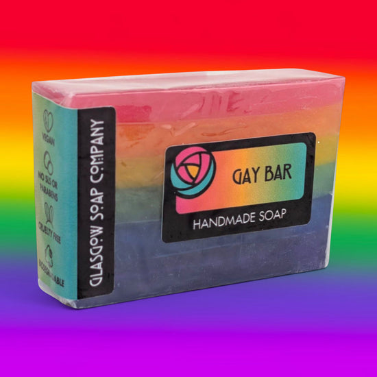 gay bar rainbow vegan soap lgbtq from glasgow soap company
