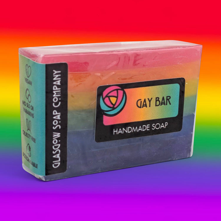 gay bar rainbow vegan soap lgbtq from glasgow soap company