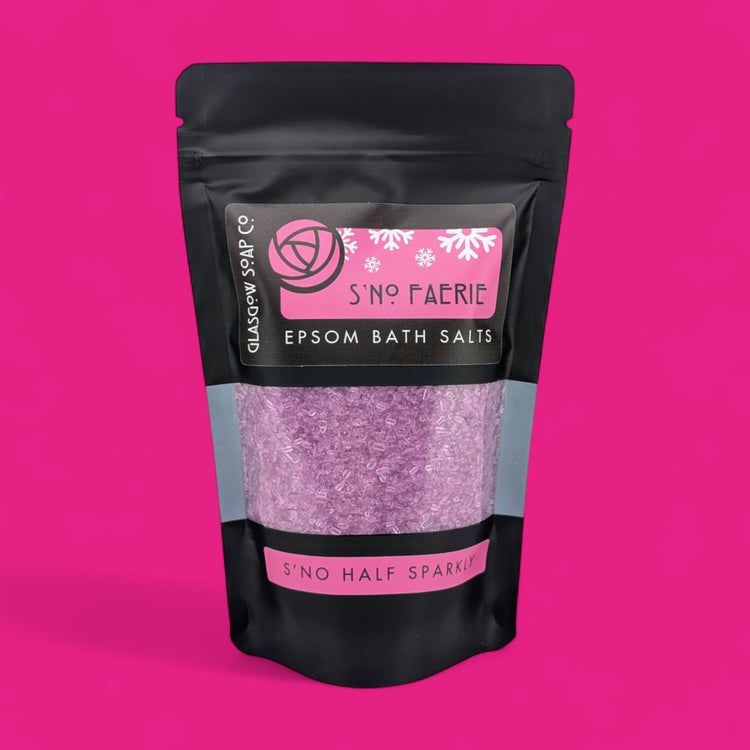 snow fairy epsom bath salts from glasgow soap company