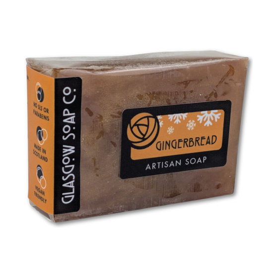gingerbread handmade vegan scottish soap