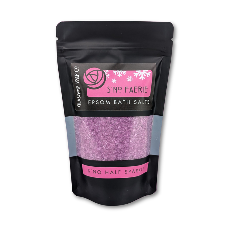 llush snow fairy dupe epsom bath salts in recyclable sachet