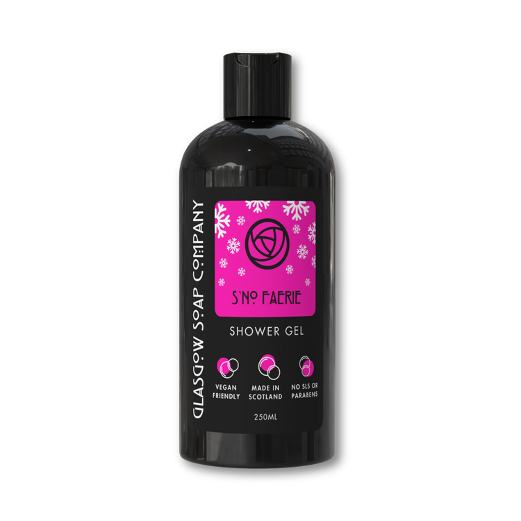 lush dupe snow fairy vegan shower gel made in scotland