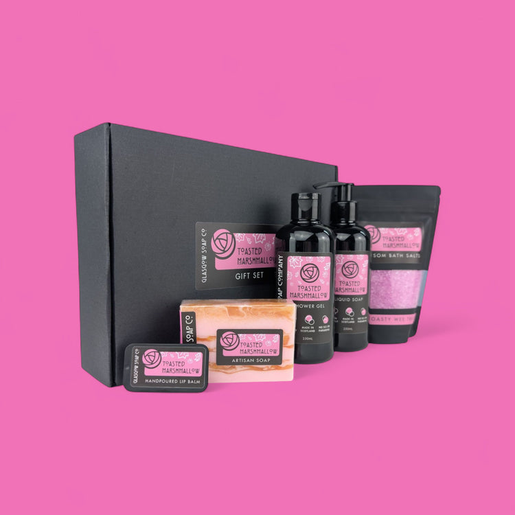 toasted marshmallow bath and body gift set