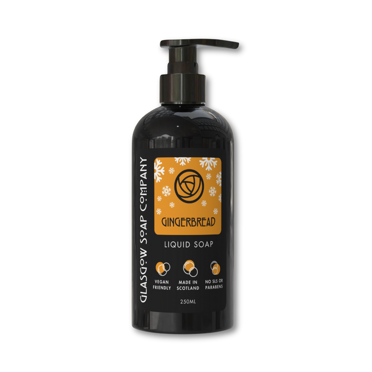 vegan gingerbread scottish liquid soap