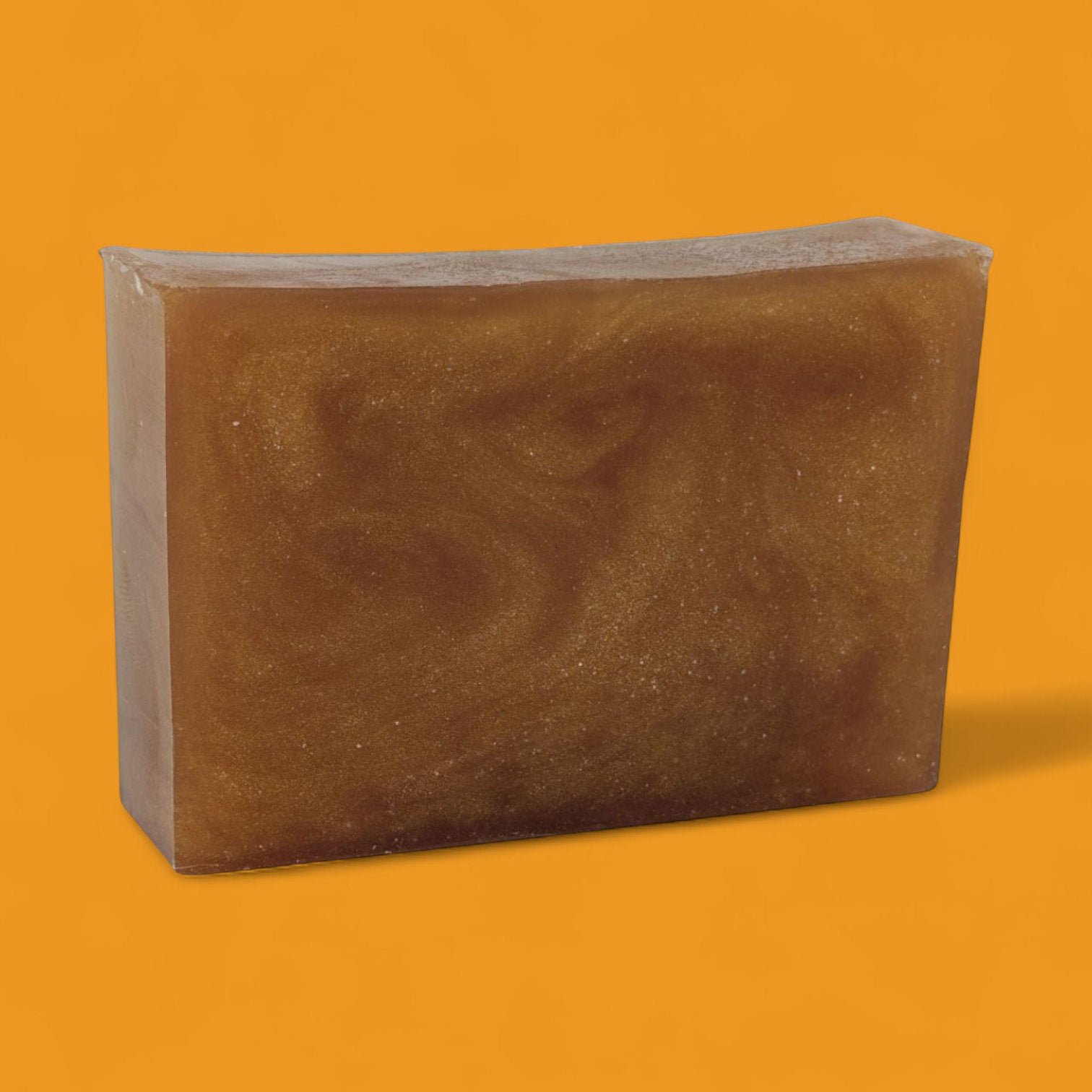 gold glittery soap