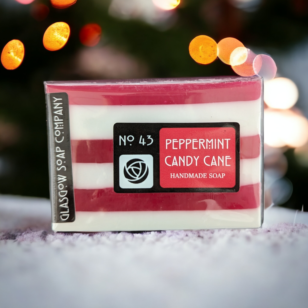 Peppermint Candy Cane Festive Soap