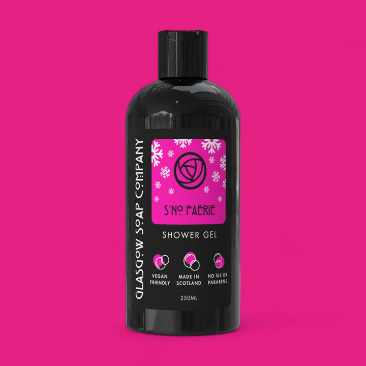 lush dupe snow fairy vegan shower gel made in scotland