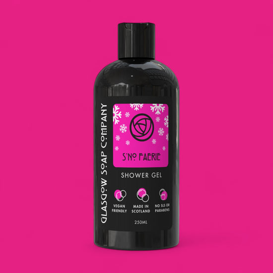 lush dupe snow fairy vegan shower gel made in scotland