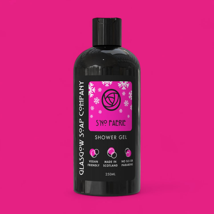 lush dupe snow fairy vegan shower gel made in scotland