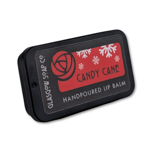 candy cane christmas lip balm