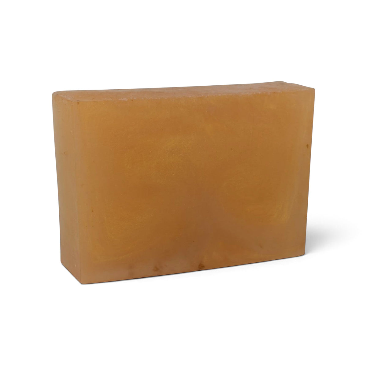 Glasgow Soap Company Ltd lemongrass and ginger vegetable glycerine soap bar with a translucent amber finish