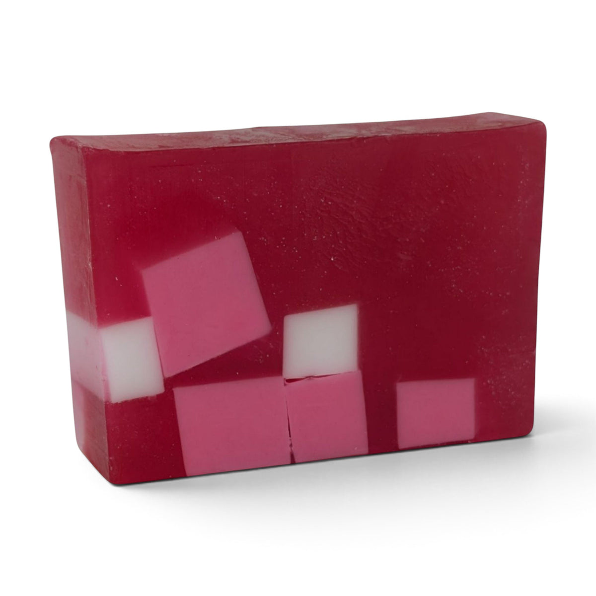 Glasgow Soap Company Ltd S'No Faerie pink handmade glycerine soap bar with bubblegum and candyfloss scent