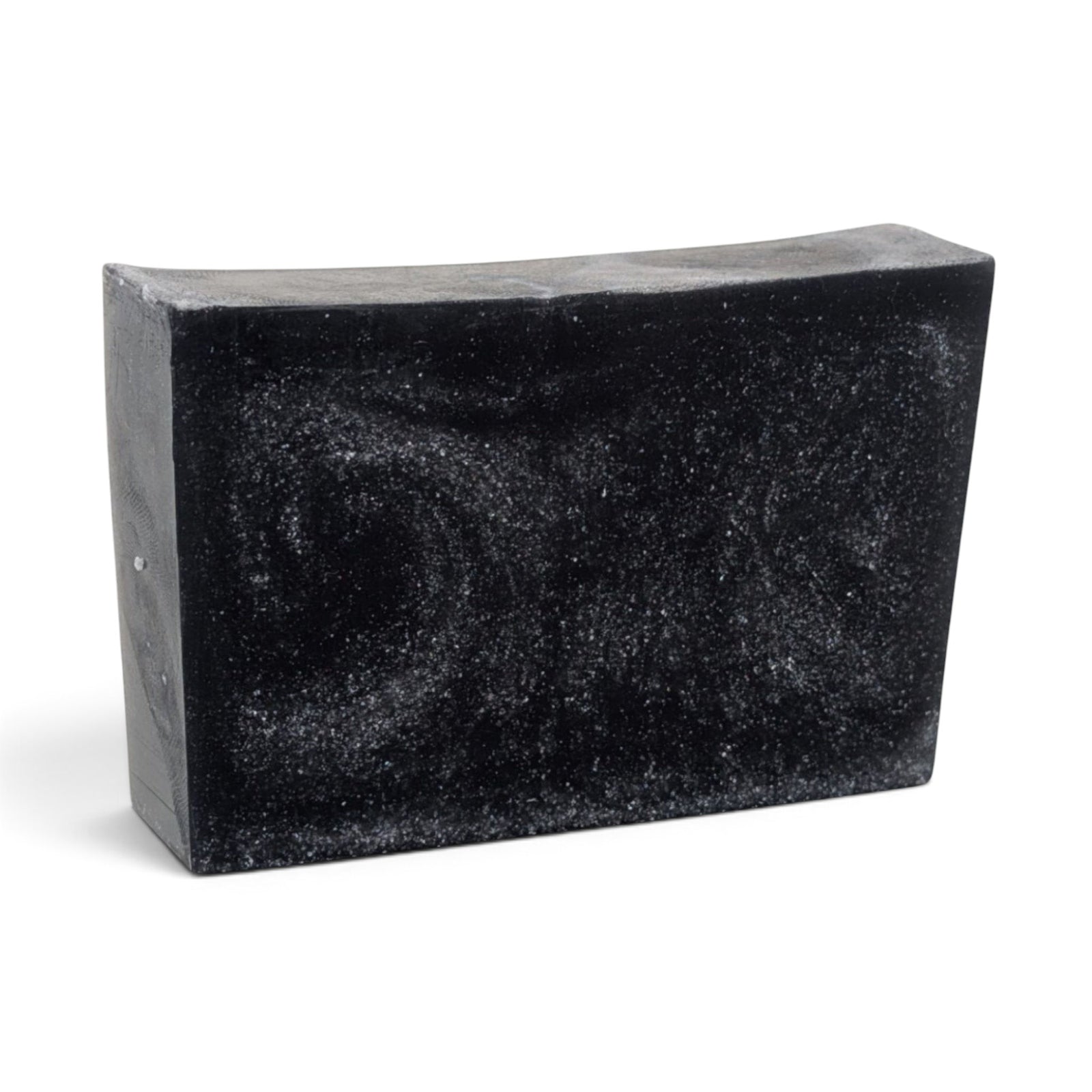 Glasgow Soap Company Ltd Pure Magic black vegetable glycerine soap bar with a subtle shimmer and nag champa scent.
