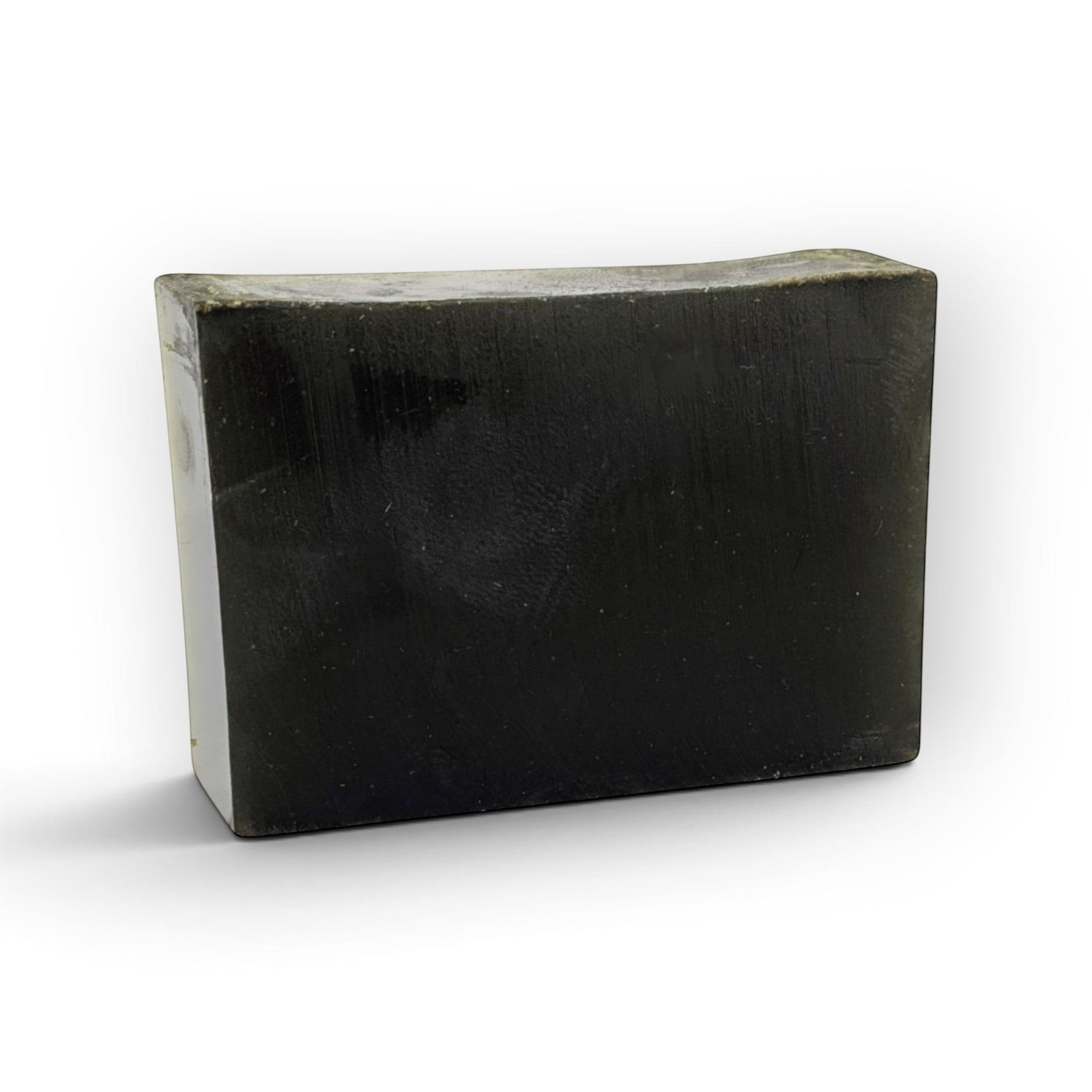 Glasgow Soap Company Ltd Soothing Nettle Soap bar for sensitive skin in a dark green vegetable glycerine base.