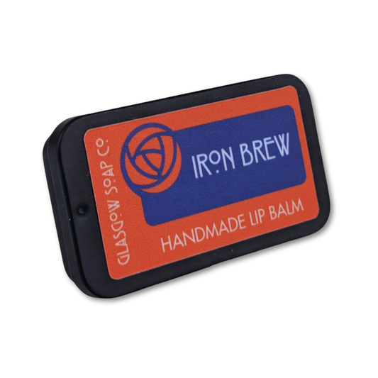 irn bru lip balm handmade in glasgow scotland