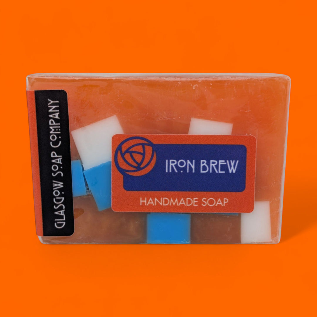 irn bru handmade scottish vegan soap made in glasgow