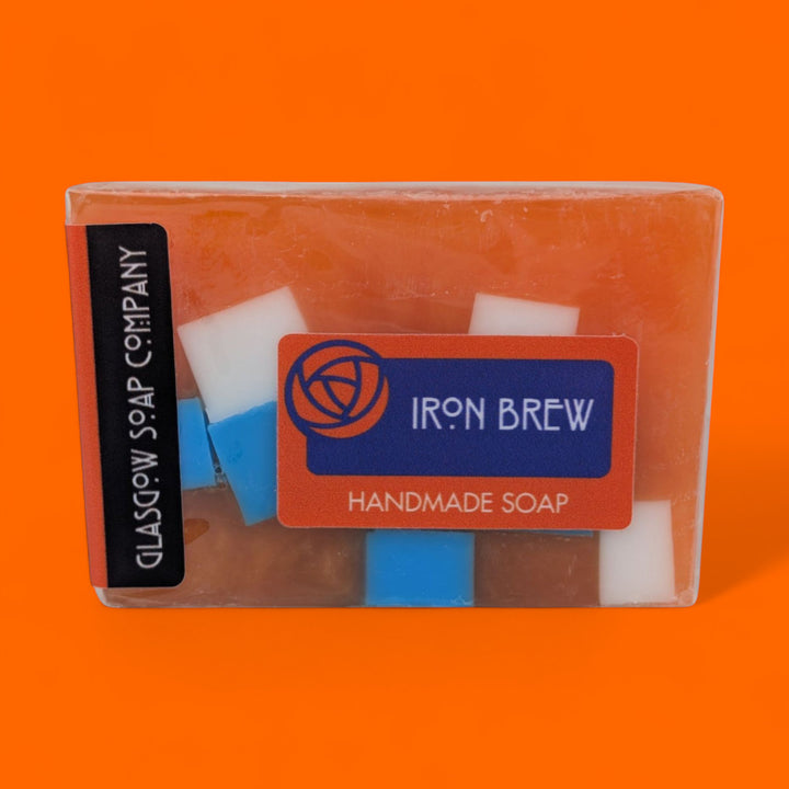 irn bru handmade scottish vegan soap made in glasgow