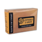 Handmade soap packaging with 'Lemongrass & Ginger' branding on a white background