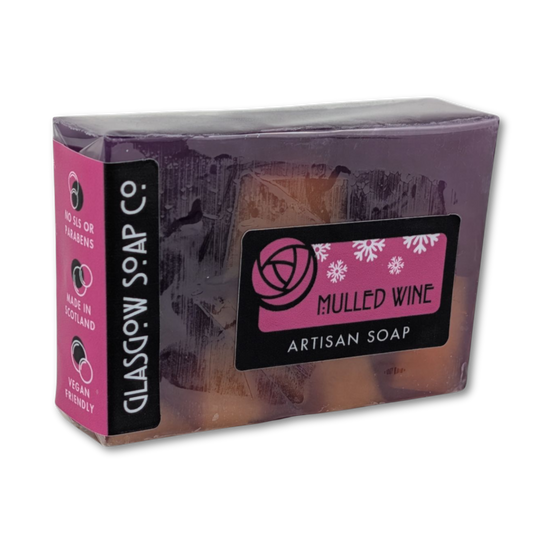 mulled wine vegan handmade christmas soap