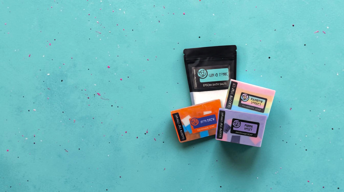 handmade soap and bath and body products