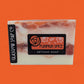 Marble-patterned pumpkin spice soap with 'Glasgow Soap Co.' branding on an orange background