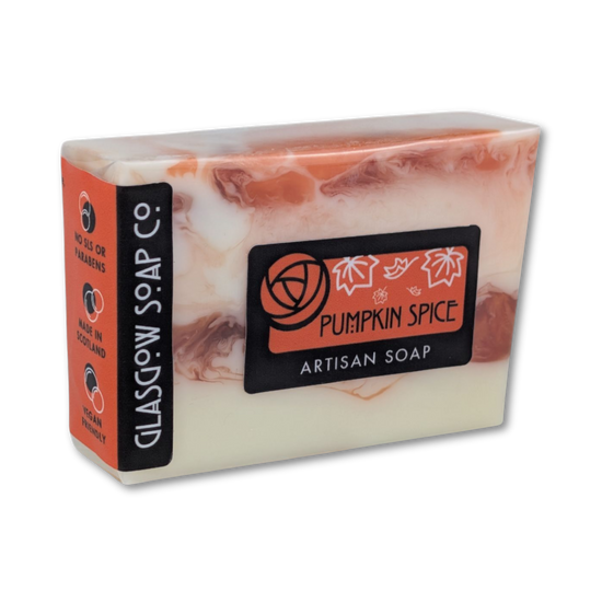 pumpkin spice handmade vegan soap