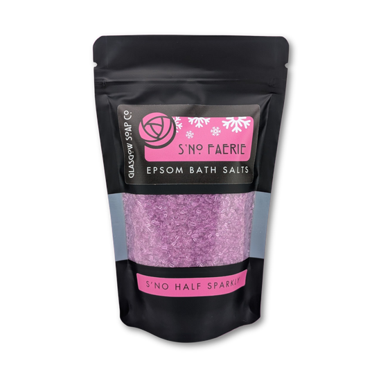 llush snow fairy dupe epsom bath salts in recyclable sachet