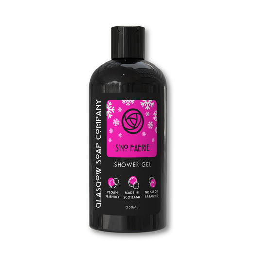 lush dupe snow fairy vegan shower gel made in scotland