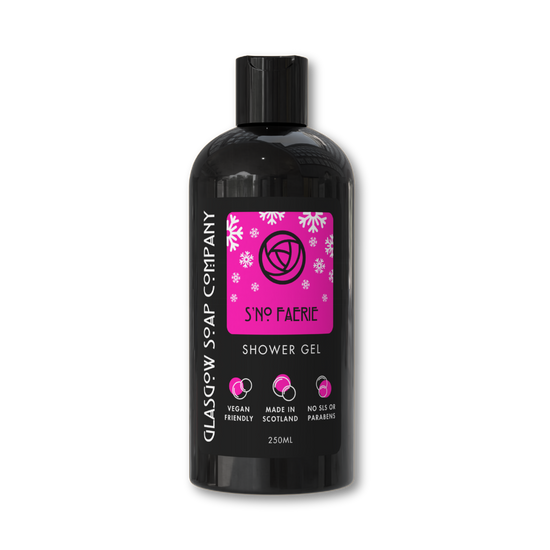 lush dupe snow fairy vegan shower gel made in scotland