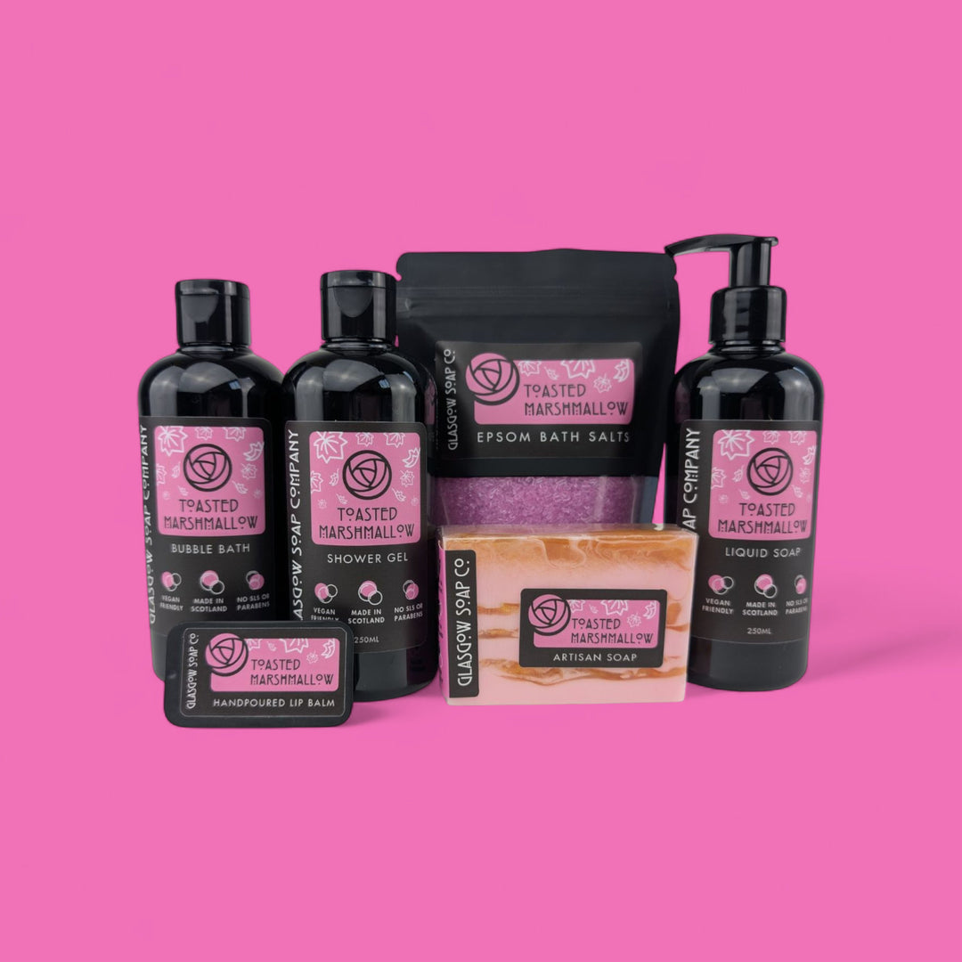 toasted marshmallow bath and body products