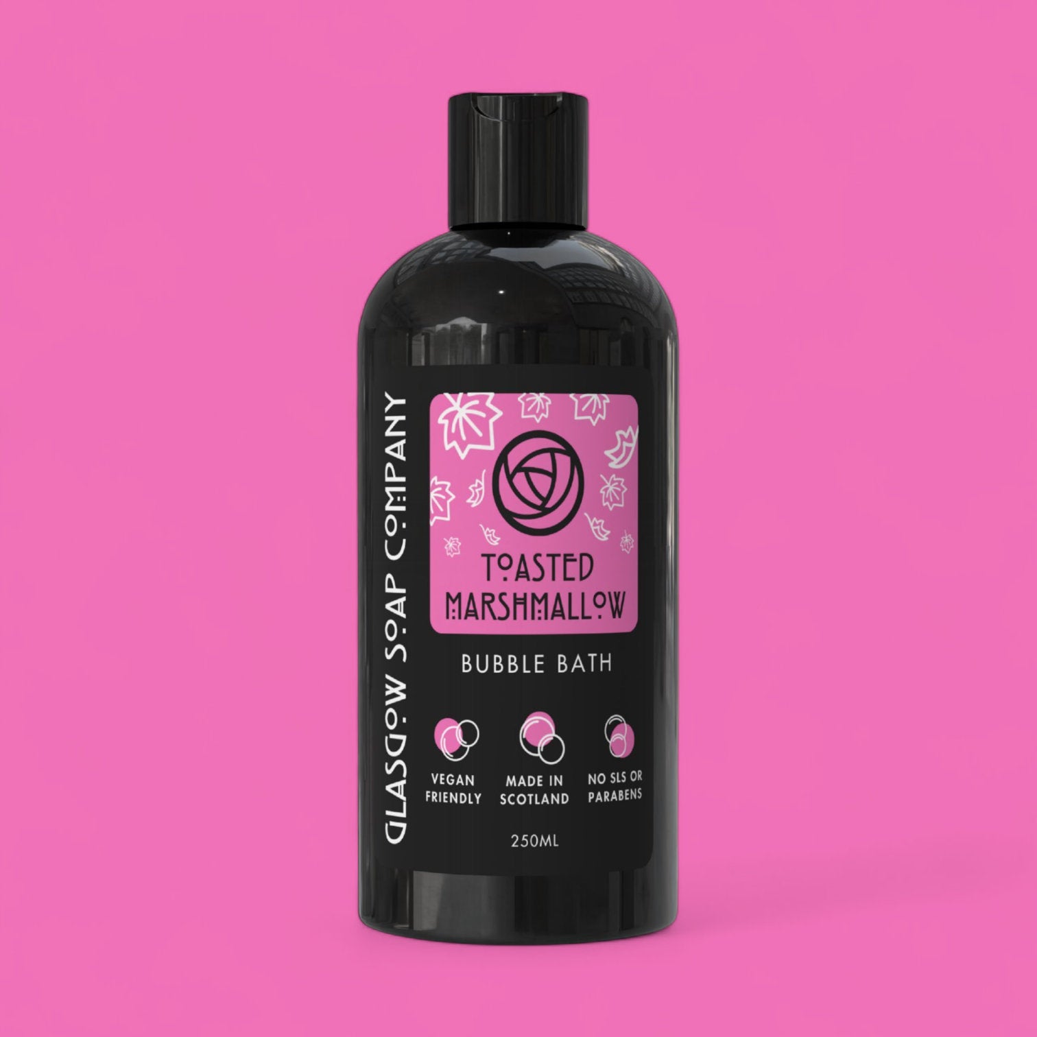 toasted marshmallow vegan bubble bath made in scotland