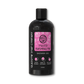Bottle of Glasgow Soap Company shower gel with pink label on a white background