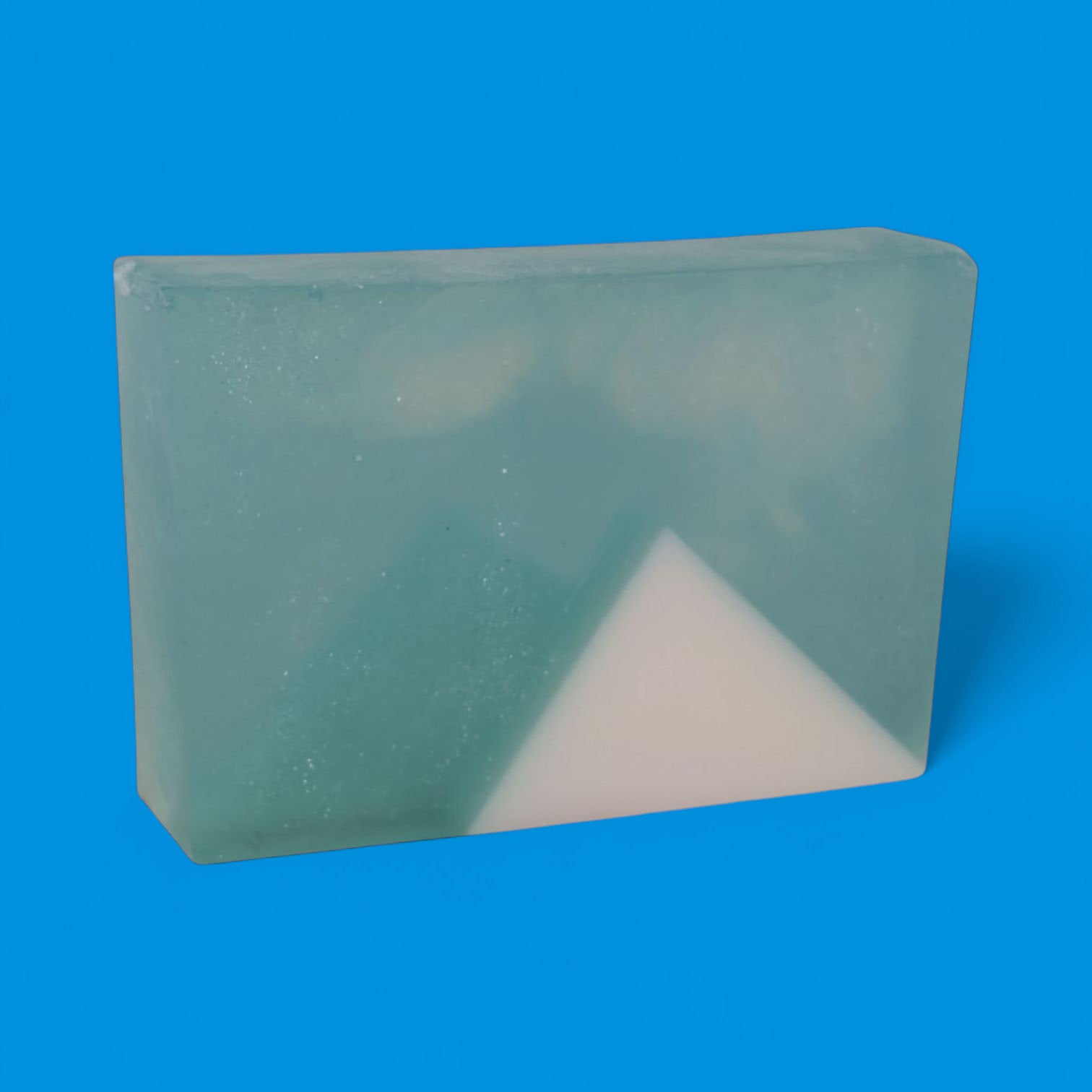 winter wonderland soap slice